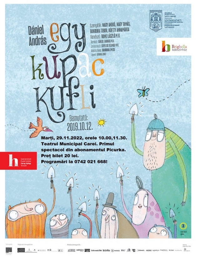 „Egy kupac kufli” - teatru de păpuși în limba maghiară
