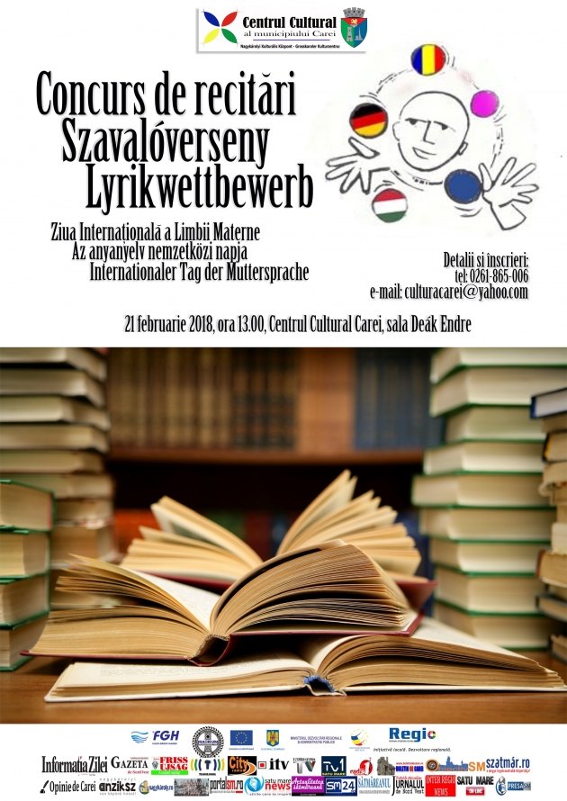 Concursul de recitări cu ocazia Zilei Internaţionale a Limbii Materne / Szavalóverseny az Anyanyelv Nemzetközi Napja alkalmából