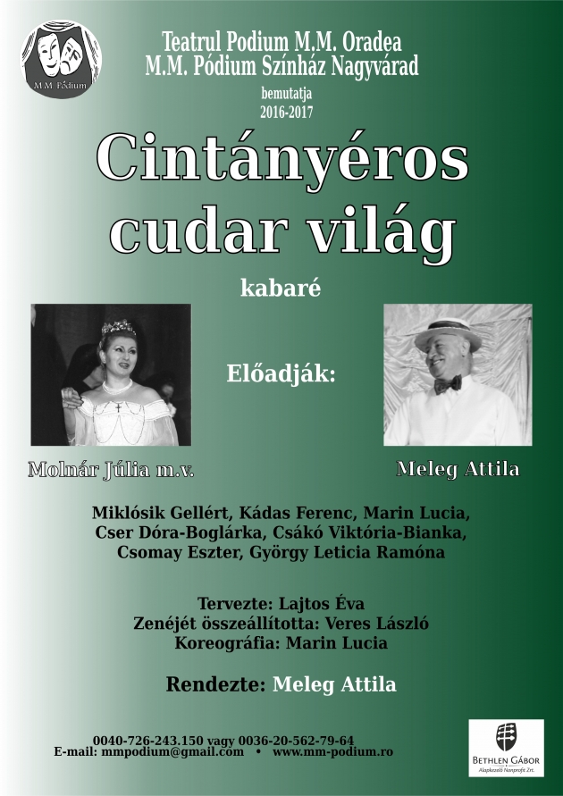 Spectacol de cabaret cabaret Cintányéros cudar világ Spectacol de cabaret cabaret Cintányéros cudar világ