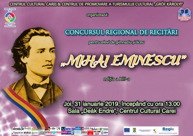 Concursul regional de recitări „Mihai Eminescu” Concursul regional de recitări „Mihai Eminescu”