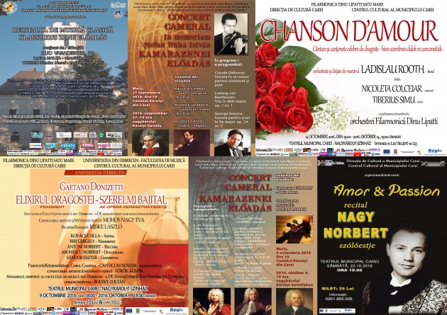 Concerte de excepție la Carei  Concerte de excepție la Carei
