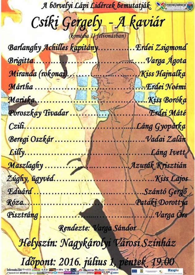 Caviarul -  spectacolul trupei de teatru amatori 