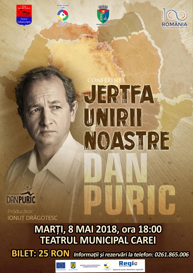 DAN PURIC - Conferința Jertfa Unirii noastre