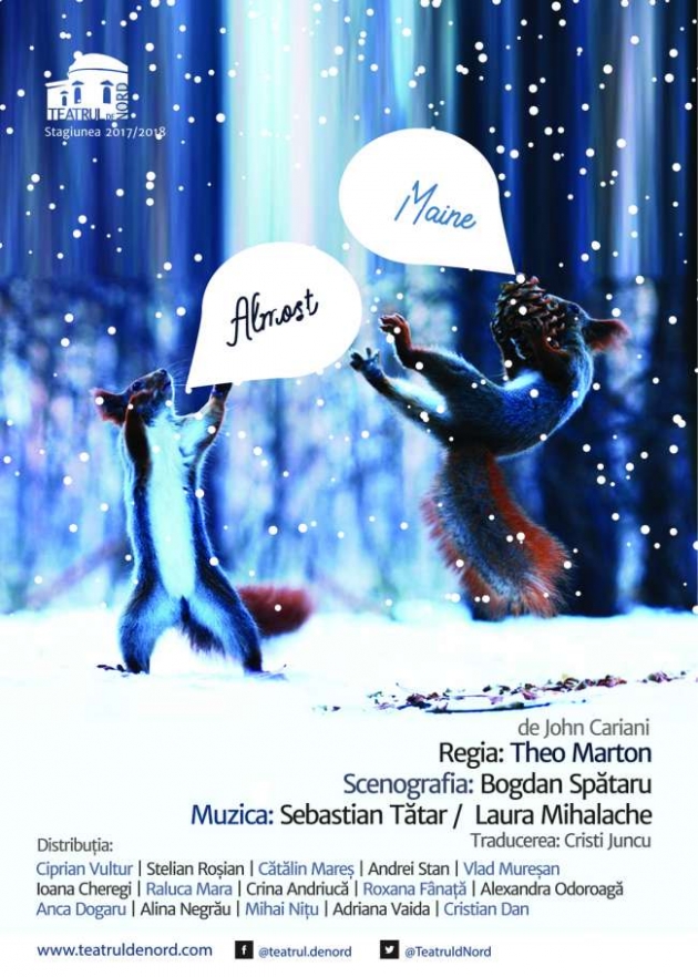 Almost, Maine - spectacolul 3 din abonamentul pentru adulți al Teatrului de Nord Satu Mare Almost, Maine - spectacolul 3 din abonamentul pentru adulți al Teatrului de Nord Satu Mare