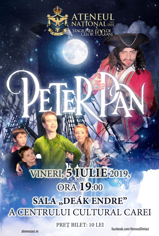 Spectacol de teatru pentru copii „Peter Pan