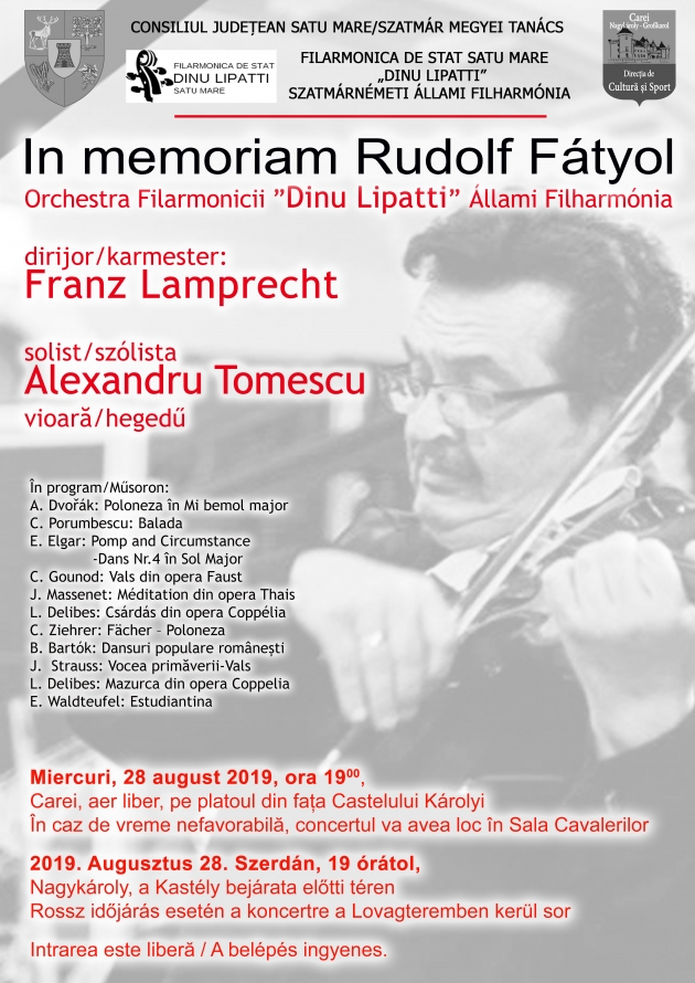 Concert In Memoriam dr. Fatyol Rudolf la Carei