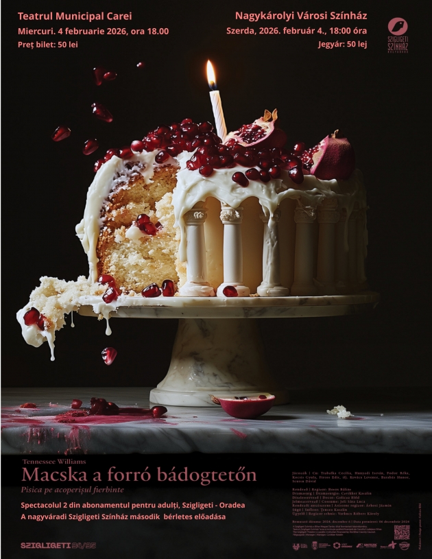 Macska a forró bádogtetőn - Pisica pe acoperișul fierbinte