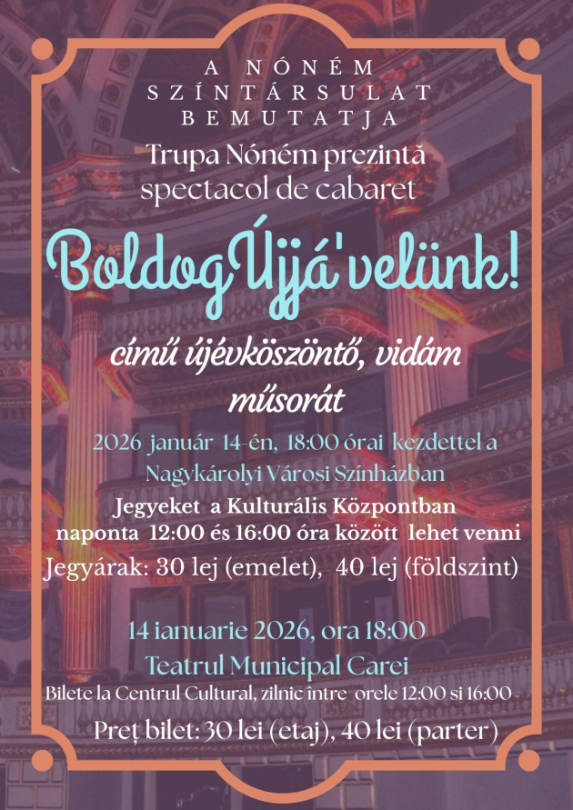 Trupa Nóném - spectacol de cabaret cu specific de Revelion