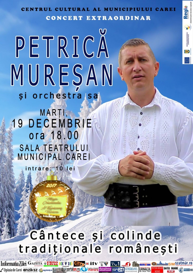 Concert de cântece și colinde tradiționale românești - Petrică Mureșan Concert de cântece și colinde tradiționale românești - Petrică Mureșan