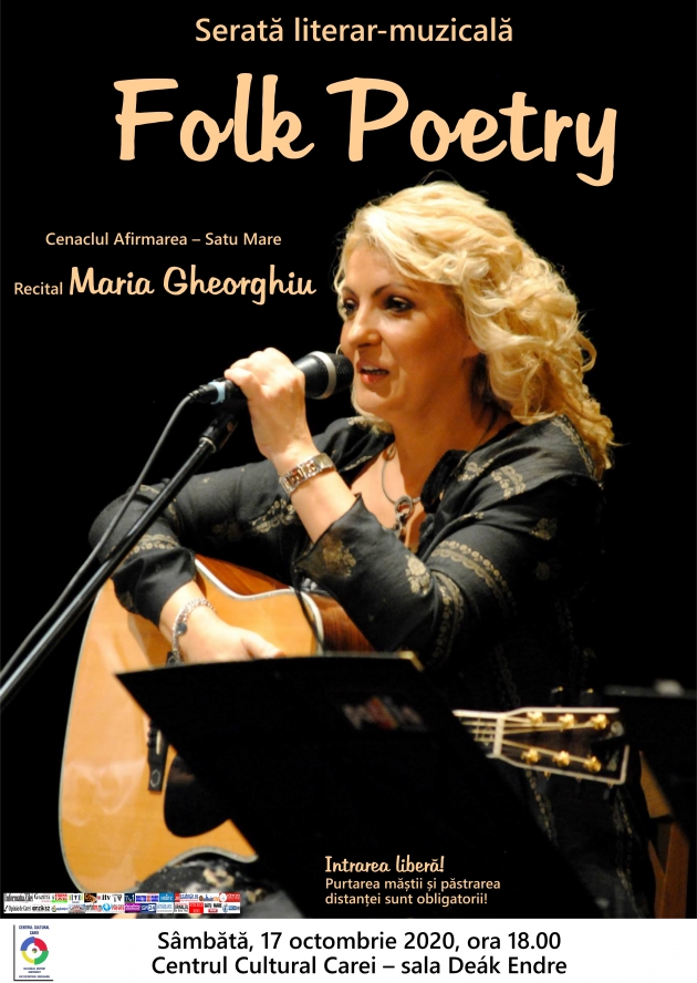Serată literar - muzicală Folk Poetry Serată literar - muzicală Folk Poetry